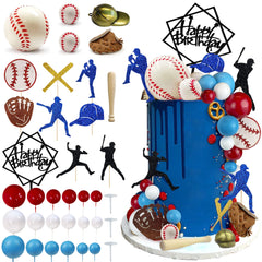 KDPATFAV baseball cake topper set for festive celebrations