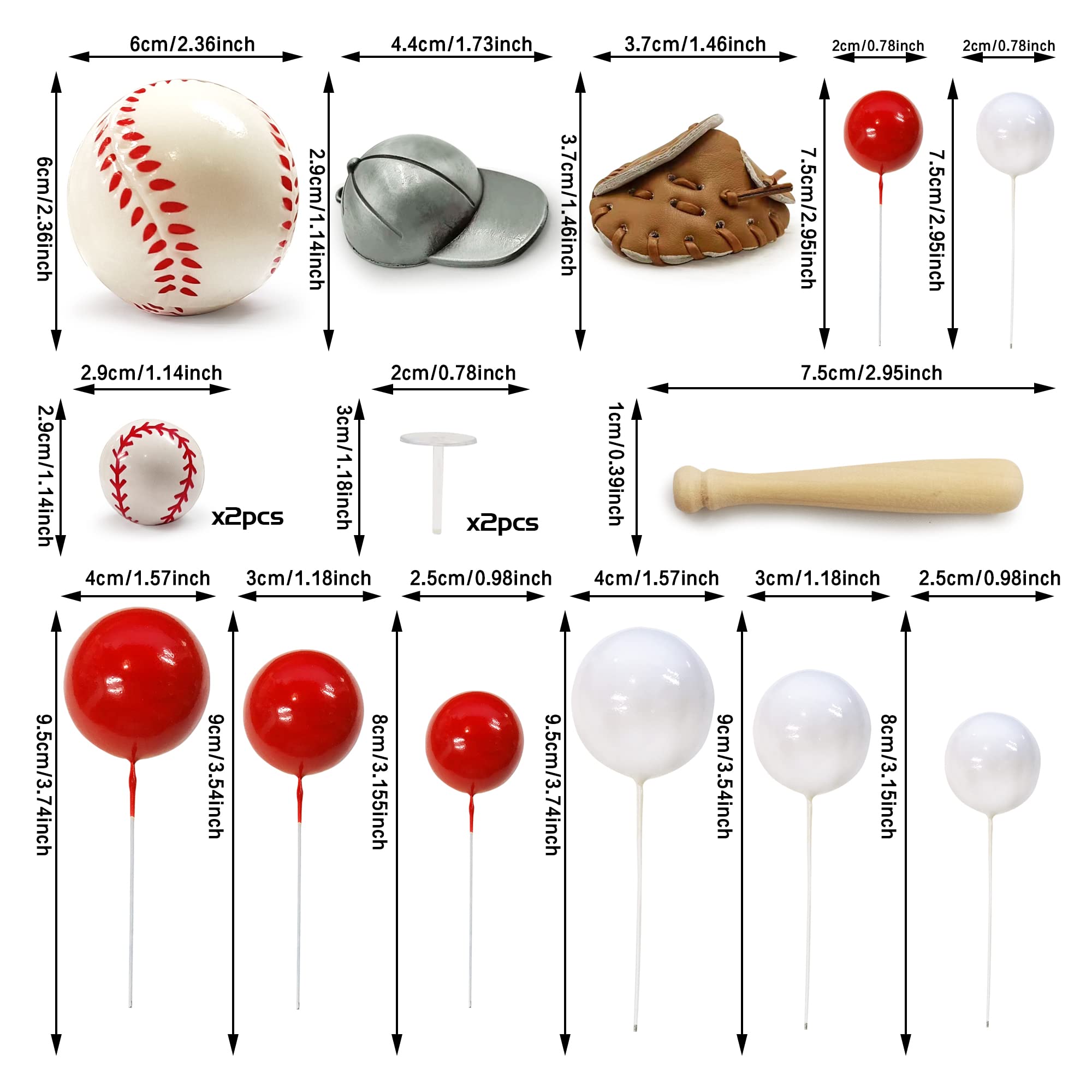 KDPATFAV baseball glove cake decor enhances theme