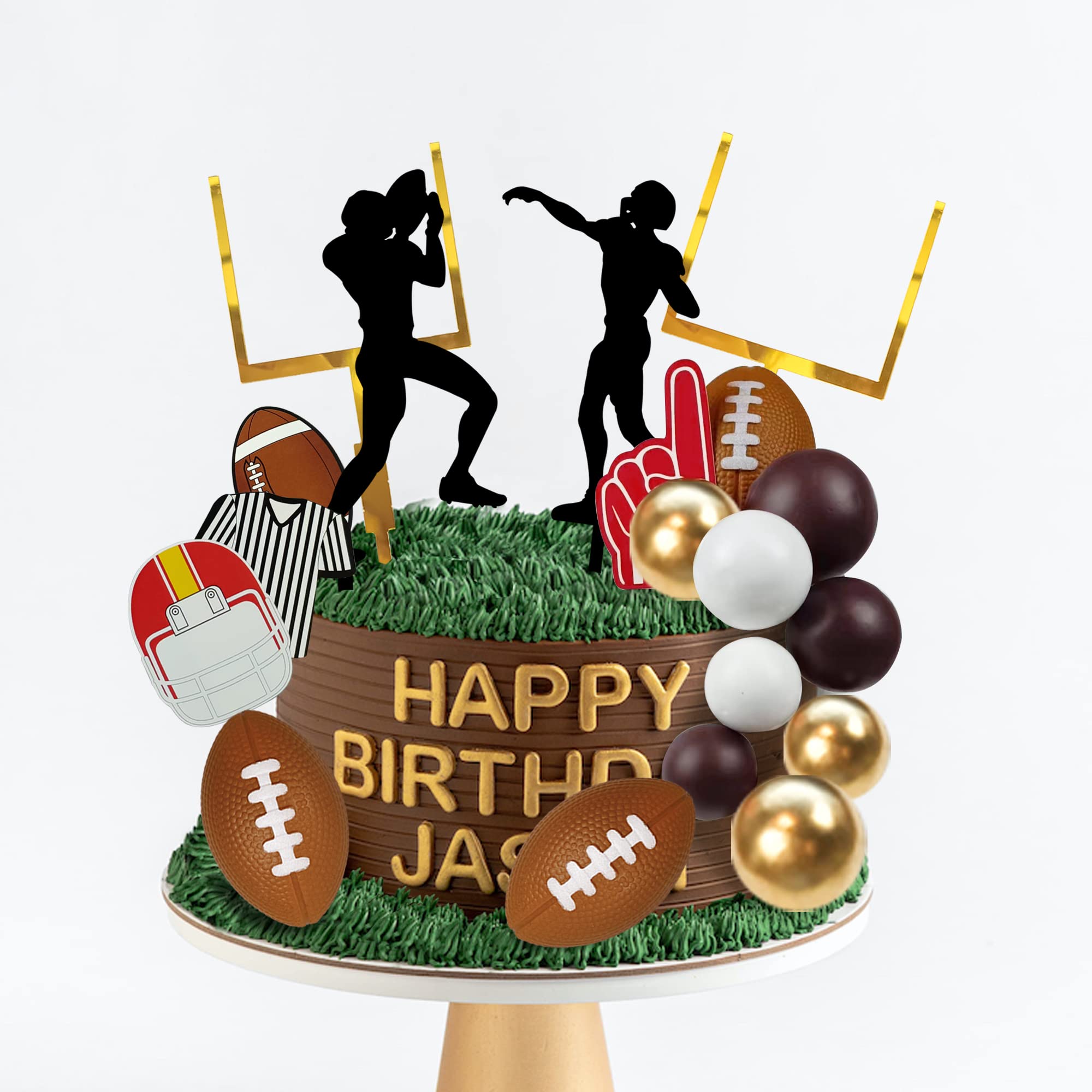 KDPATFAV white ball cake topper for clean cake accents