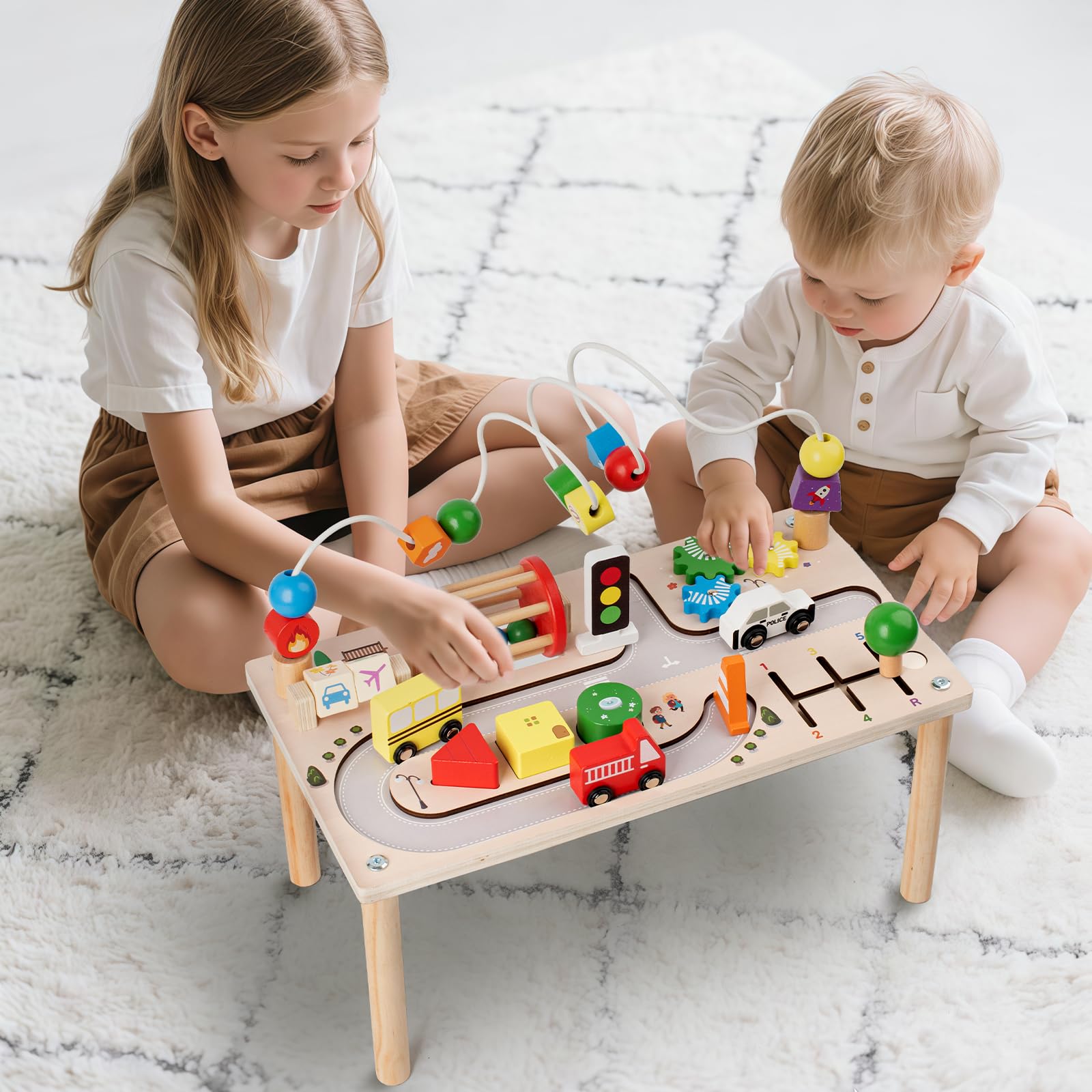 KDSFT activity table block puzzle supporting creative problem-solving