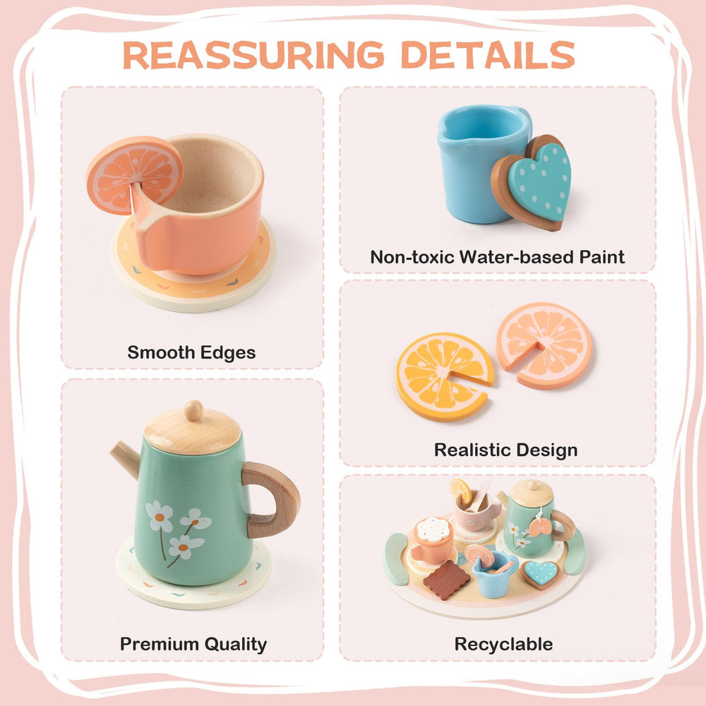 KDSFT Tea Party Desserts - delightful pretend sweets spark creativity.