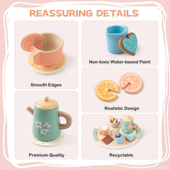 KDSFT Tea Party Desserts - delightful pretend sweets spark creativity.