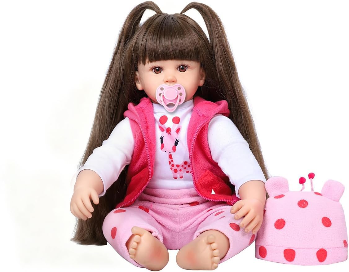 Kdudgso doll with feeding bottle for nurturing role-play