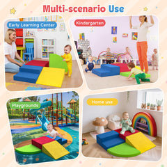 Removable washable cover on KEALIANA blocks for quick cleaning after play