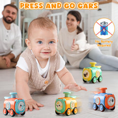 Keamaidy colorful car toy set supports color recognition during playtime