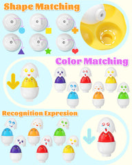 kecristv montessori egg toys provide screen-free Easter playtime.