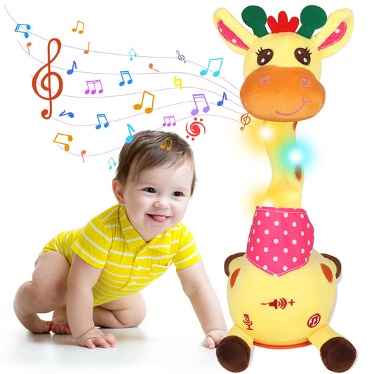 Keculf Dancing Giraffe Toy with LED lights for engaging playtime and movement