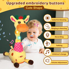 Keculf Dancing Giraffe Toy twists and dances with music for rhythm practice