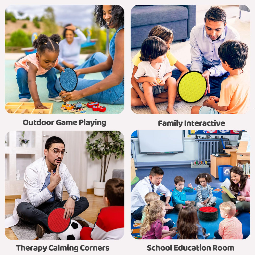Keculf 8.34-inch square mats provide a compact tactile surface.
