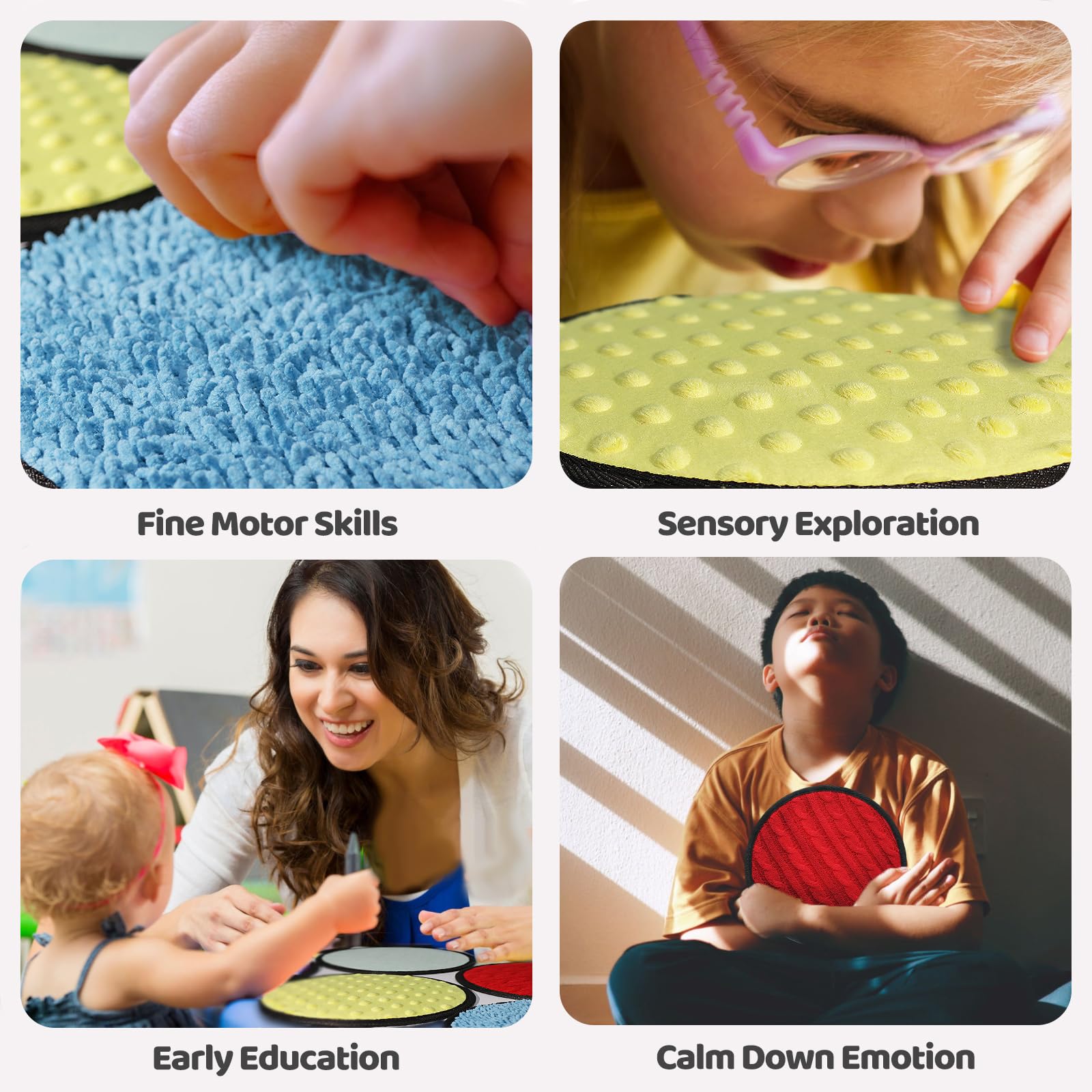 Keculf mats feature a non-slip back for stable use.