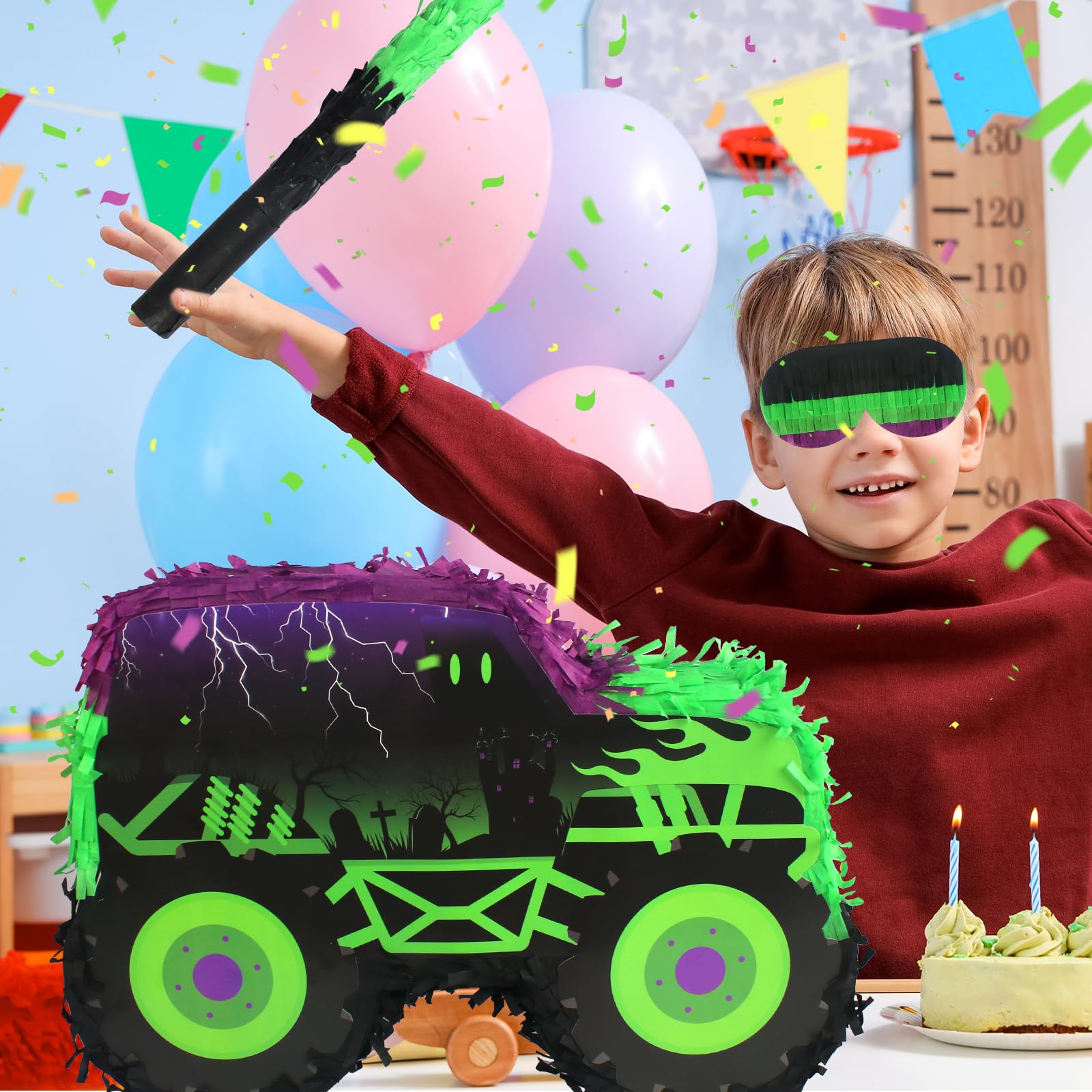 Kedaijin pinata doubles as a fun photo prop for milestone celebrations.