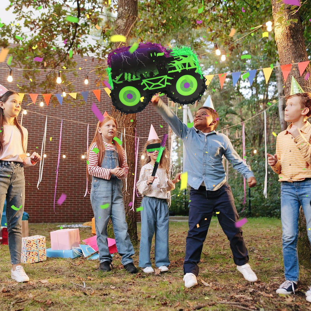 Kedaijin truck-theme party decor for birthdays, carnivals, and festive photo ops.