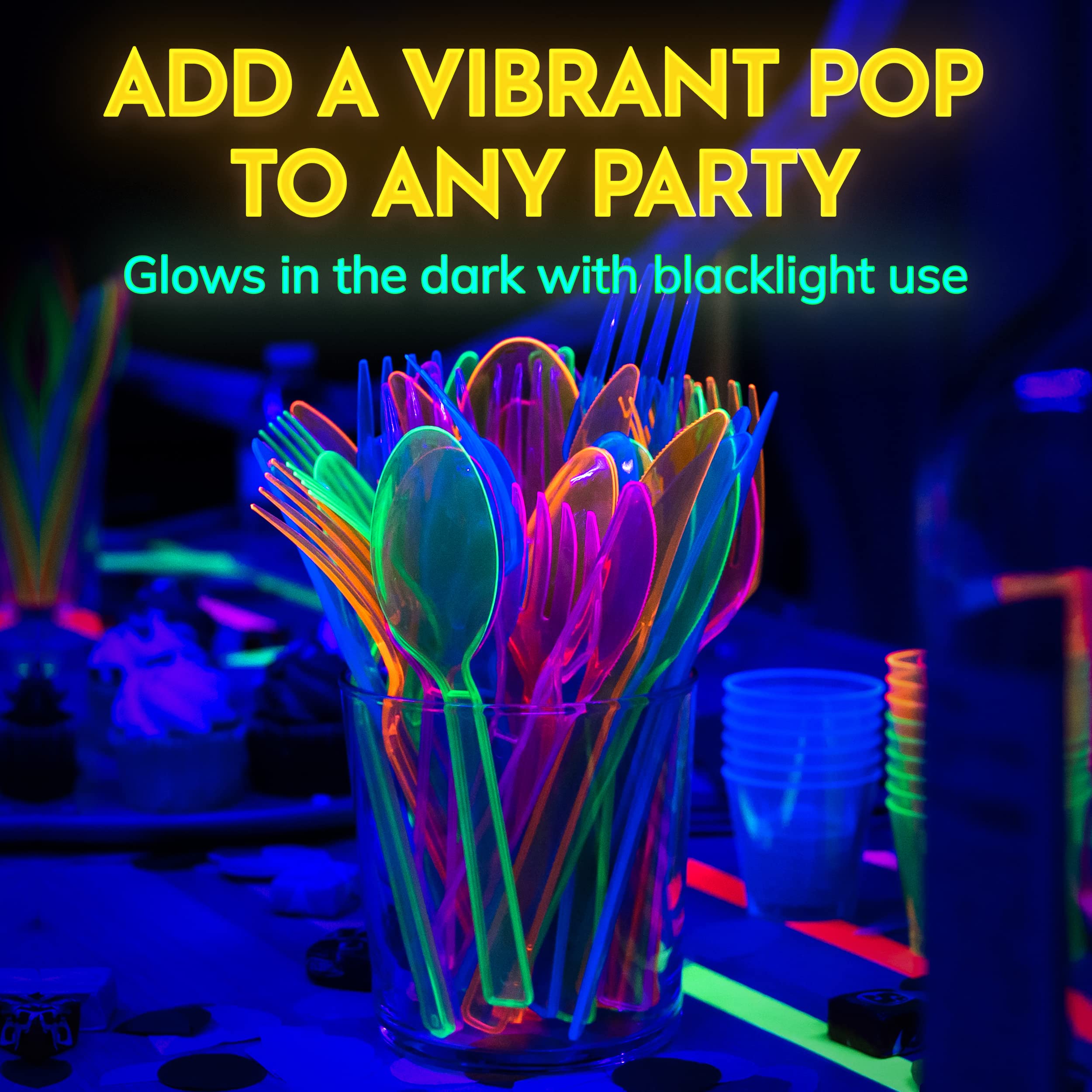 kedudes neon napkins add bold color and easy cleanup at glow parties