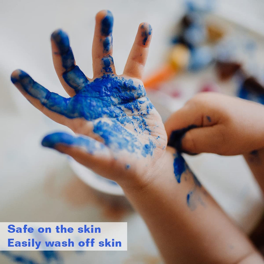 Keebor classroom art activity that's easy to clean afterward.