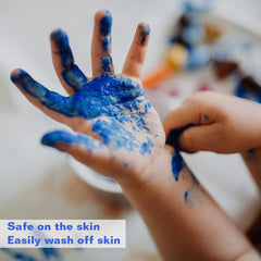Keebor classroom art activity that's easy to clean afterward.