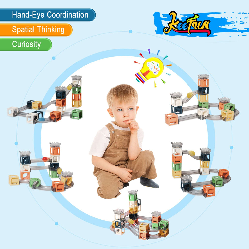 Keefun-compatible with other blocks enables expanding play with existing sets.