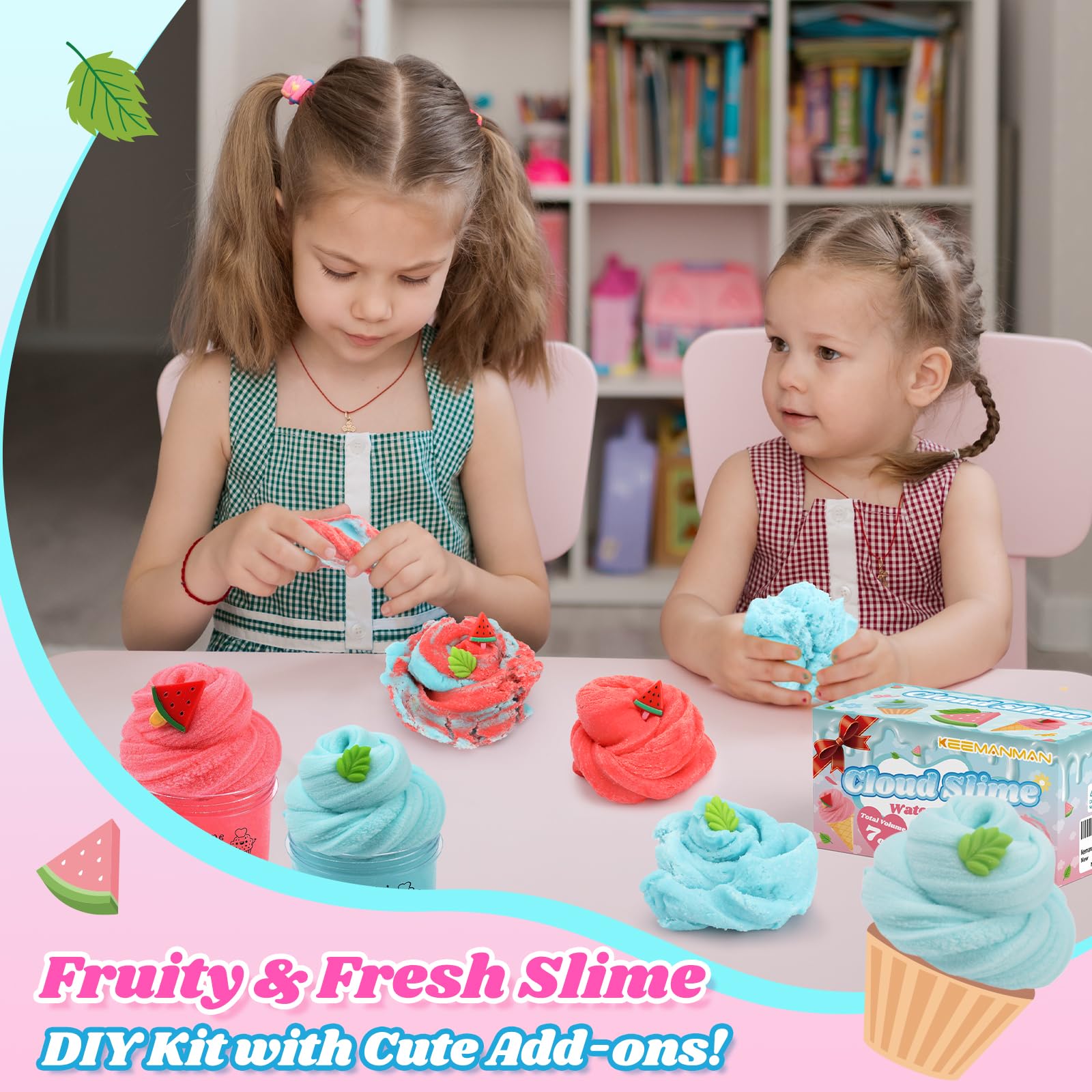 Keemanman Cloud Slime Kit care tips help keep slime soft and reusable.