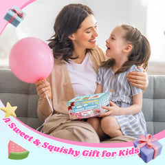 Keemanman Cloud Slime Kit mint charms spark decorative slime projects.