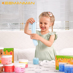 Keemanman slime charms mint green add refreshing, creative slime crafts