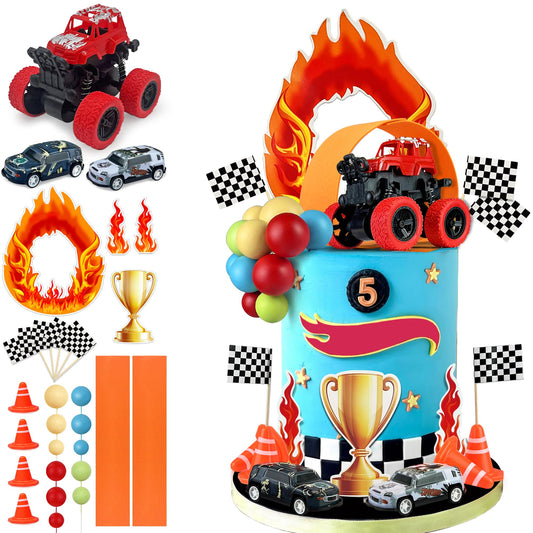 Keeparty truck cake topper for bold centerpiece and festive cake styling