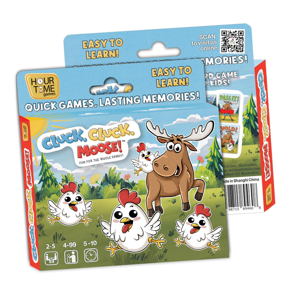 Keeper Chaos Cluck Cluck Moose card draw for family game night