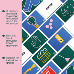 Keeping Busy Expressions Series 1 answer cards pair with prompts to guide discussion.