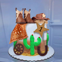 KEE PARTY horseshoe cake topper brings luck to the celebration