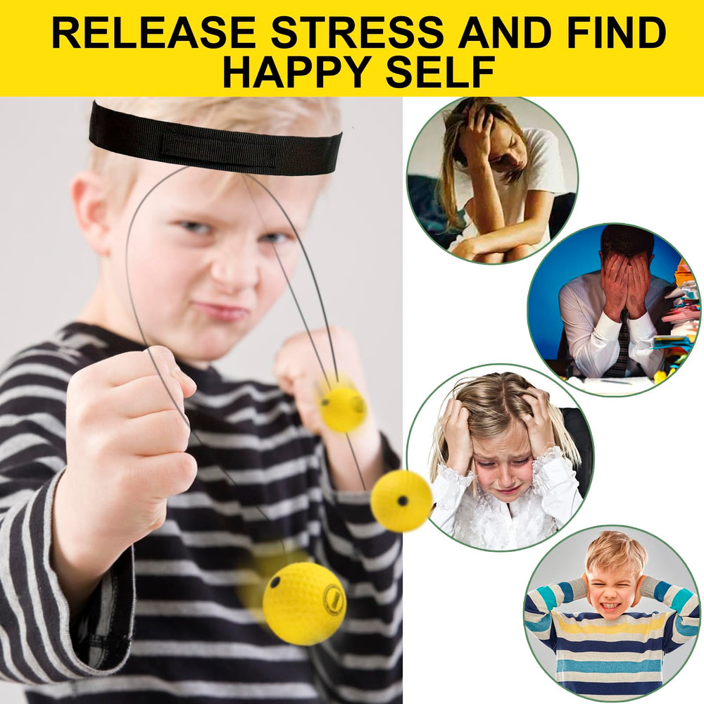 KEIFUKUH Funny Gadgets Ball adjustable headband fits different head sizes for comfortable play.