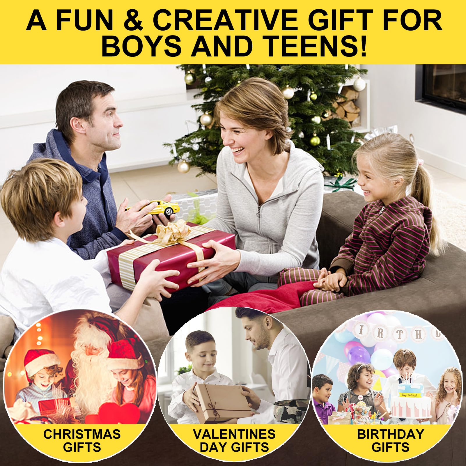 KEIFUKUH Funny Gadgets Ball kids playing improves hand-eye coordination and focus.