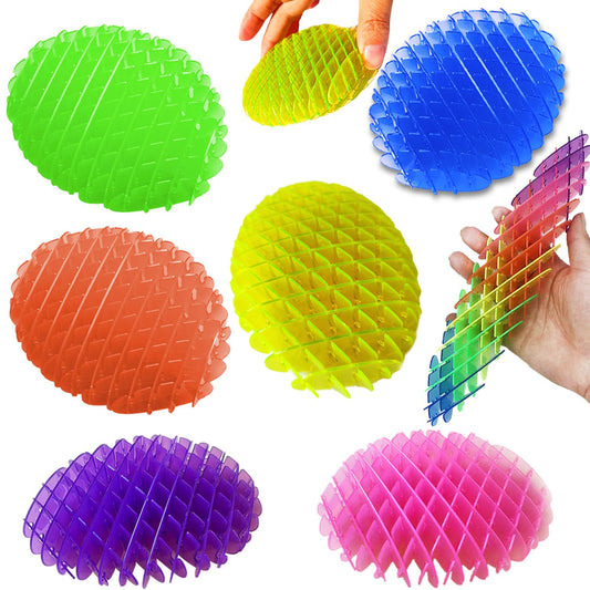 KEJIH Fidget Worm Toy rainbow colors for stress relief and focus
