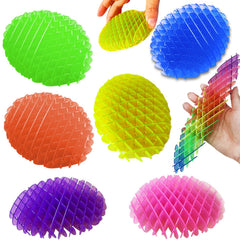 KEJIH Fidget Worm Toy rainbow colors for stress relief and focus