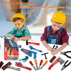 KEJIH portable tool box storage promotes organized play and easy cleanup