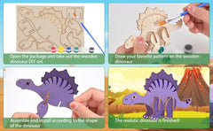 KELENO dinosaur party bags made from nonwoven fabric for take-home gifts.