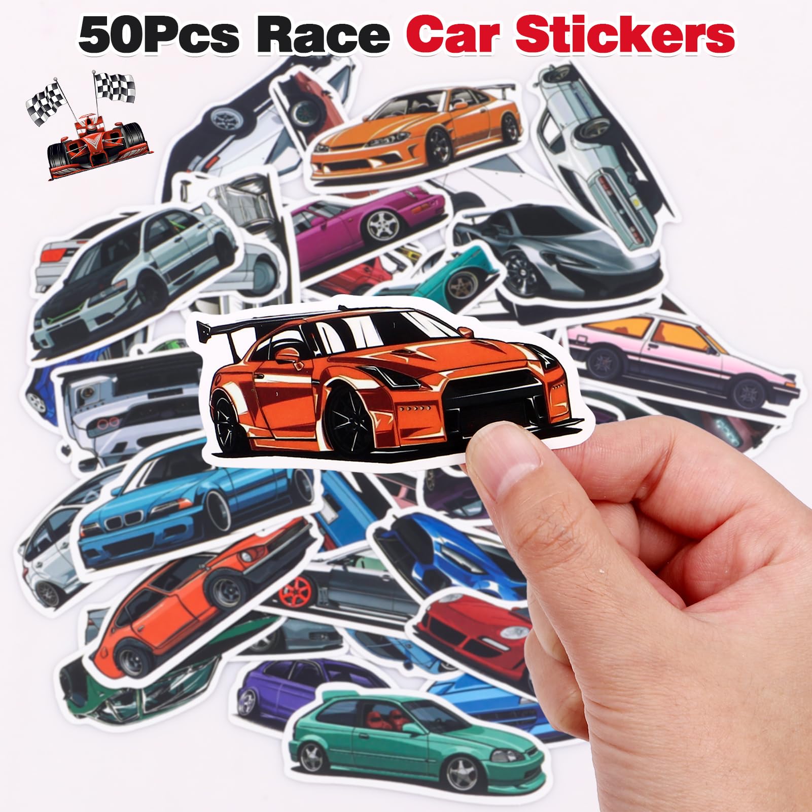 KELENO race car party bundle for decorations and rewards