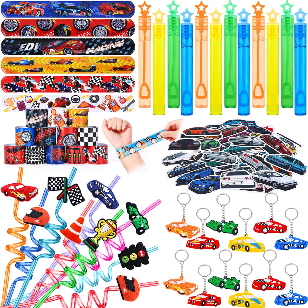 KELENO race car stickers for party favors; waterproof and long-lasting fun