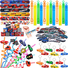 KELENO race car stickers for party favors; waterproof and long-lasting fun
