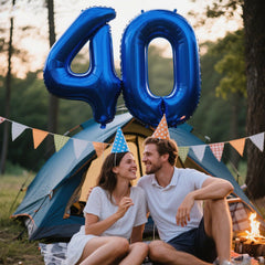 Kelfuoya 40-inch digital balloon displayed at wedding or anniversary celebrations.