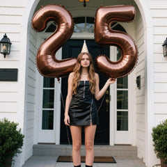 Kelfuoya 40in number balloon suitable for indoor and outdoor celebrations.