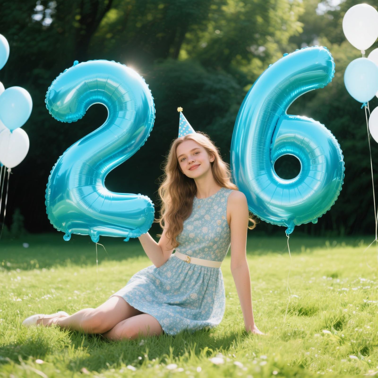 Kelfuoya 40-inch digital balloon with easy self-sealing inflation