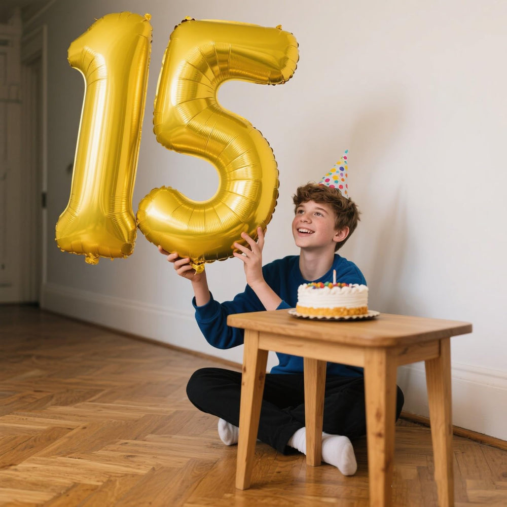 Kelfuoya number 1 balloon easy to inflate with included straw