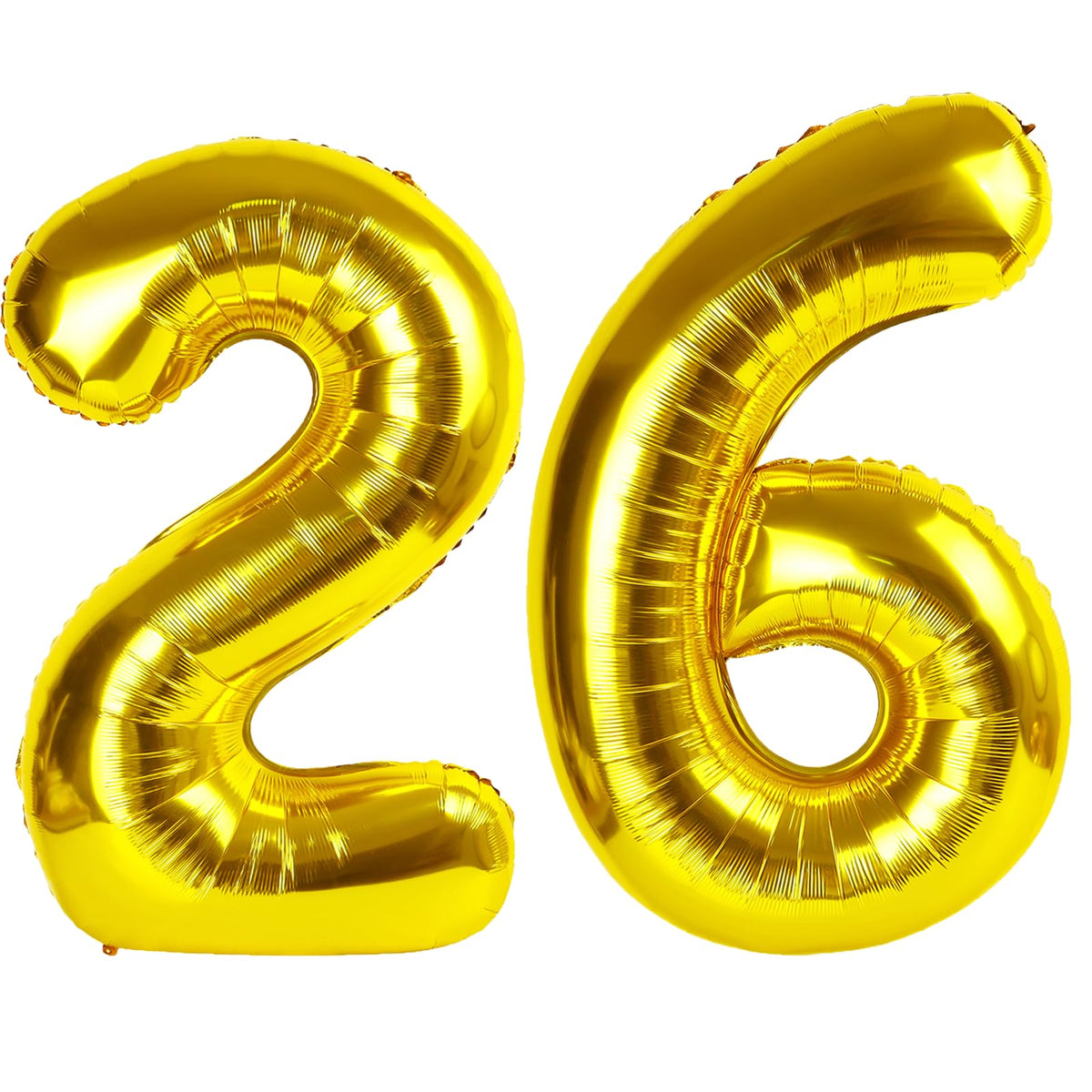 Kelfuoya 40-inch gold 26 balloon front view for standout photos