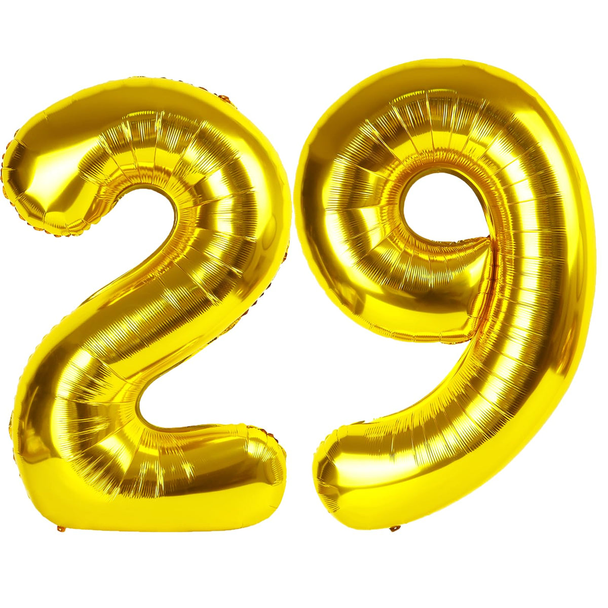 Kelfuoya 40-inch gold number 29 balloon creates a festive birthday backdrop.