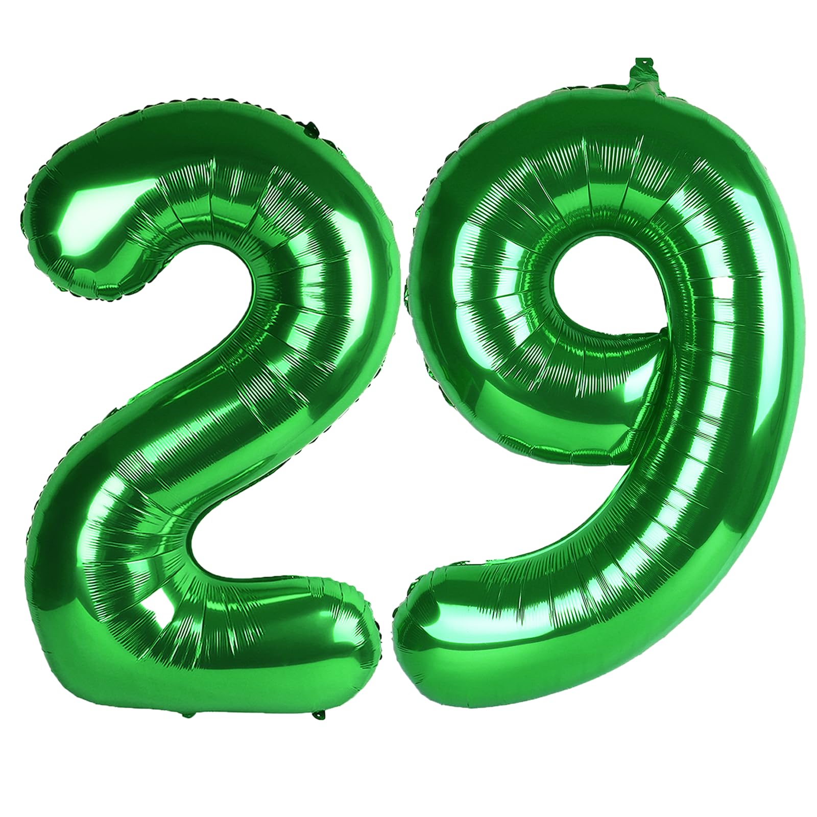 Kelfuoya 40inch green number 29 balloon inflated for a bold party centerpiece and photo backdrop