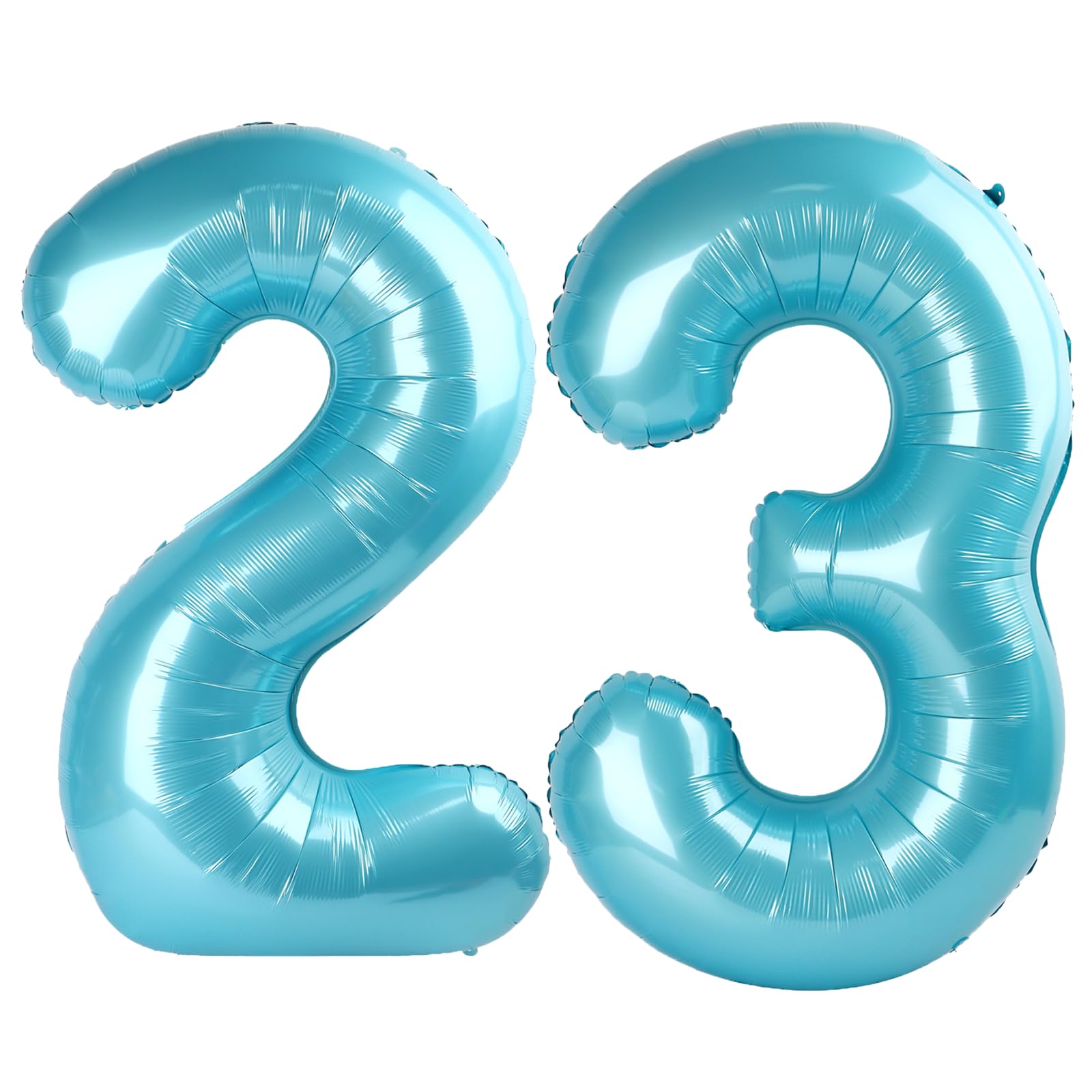 Kelfuoya 40 inch light blue number 23 balloon ready for party backdrop