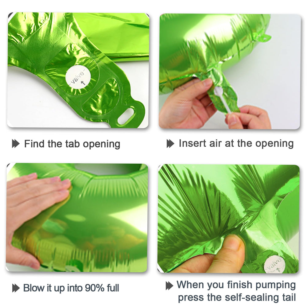 Kelfuoya 40 inch light green number 9 balloon in a wedding arrangement