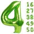 Kelfuoya 40-inch light green foil numbers for a dramatic photo backdrop