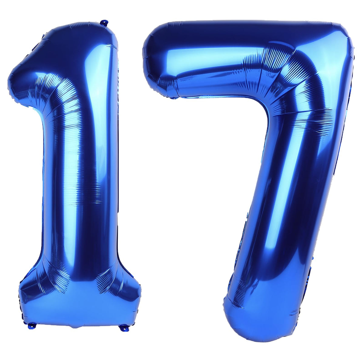Kelfuoya 40 inch navy blue number 17 balloon for striking party focal point.