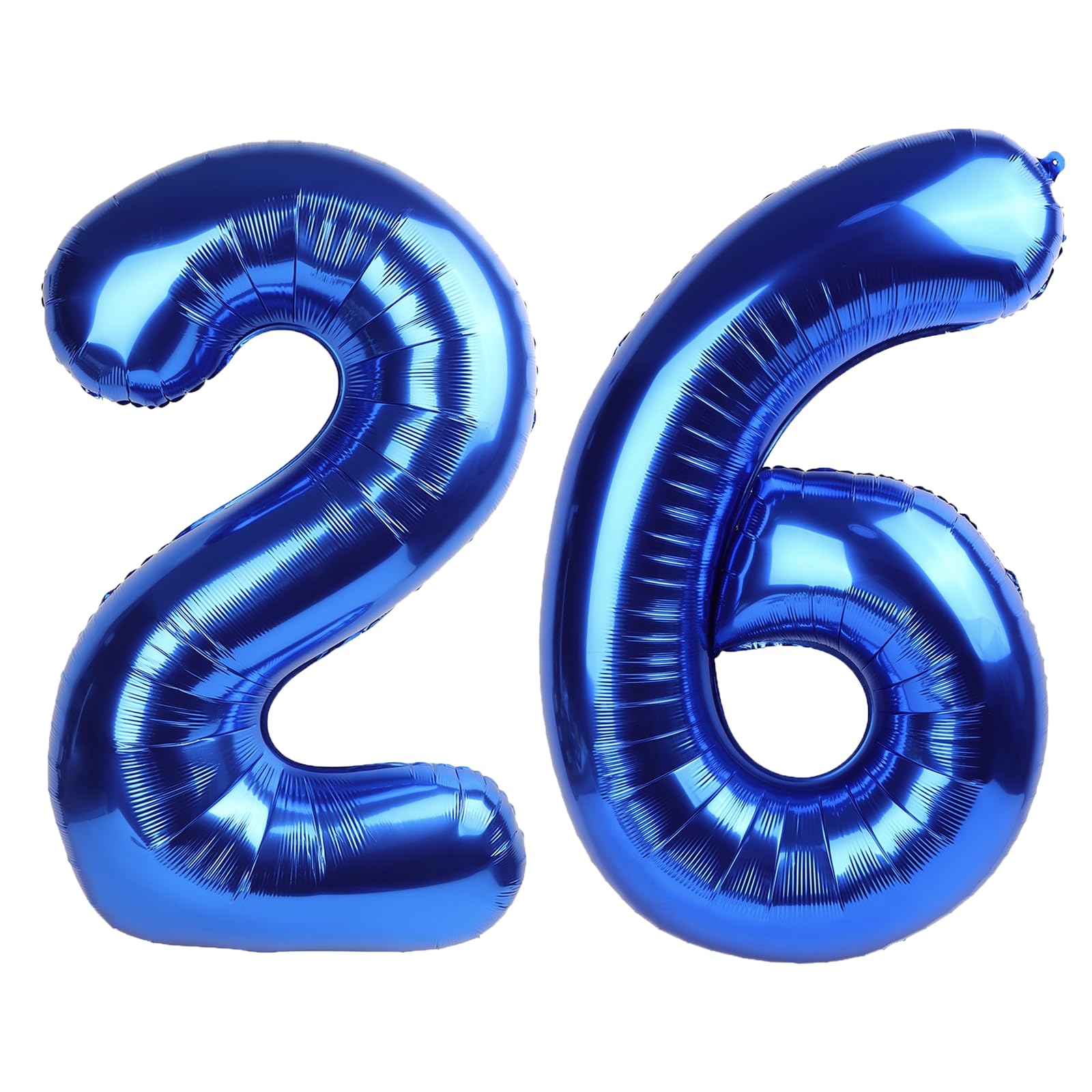 Kelfuoya 40-inch navy blue 26 balloon for milestone celebrations