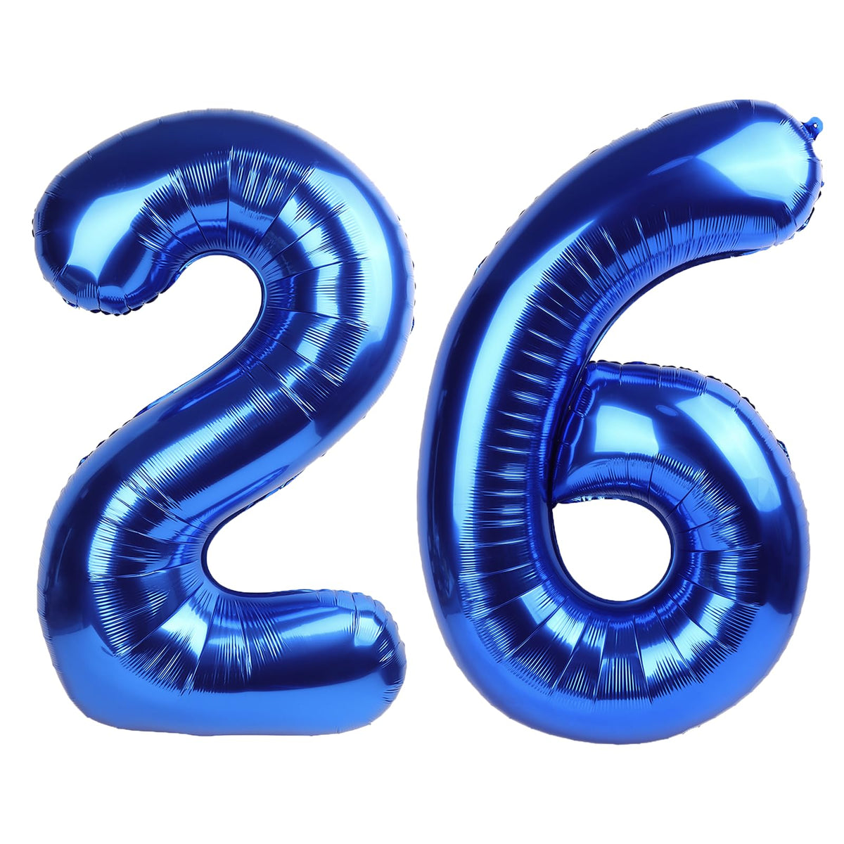 Kelfuoya 40-inch navy blue 26 balloon for milestone celebrations