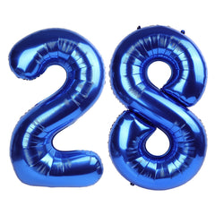 Kelfuoya navy blue 40-inch 28 balloon, perfect for wall display and photo-worthy celebrations.